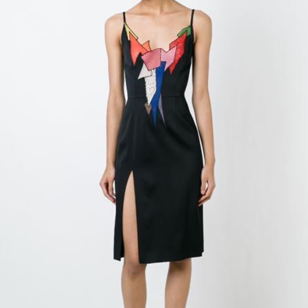 Christopher Kane Appliqué Patchwork Dress
